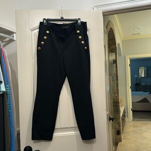 WHBM® Jolie Button Straight Luxe Stretch Pant